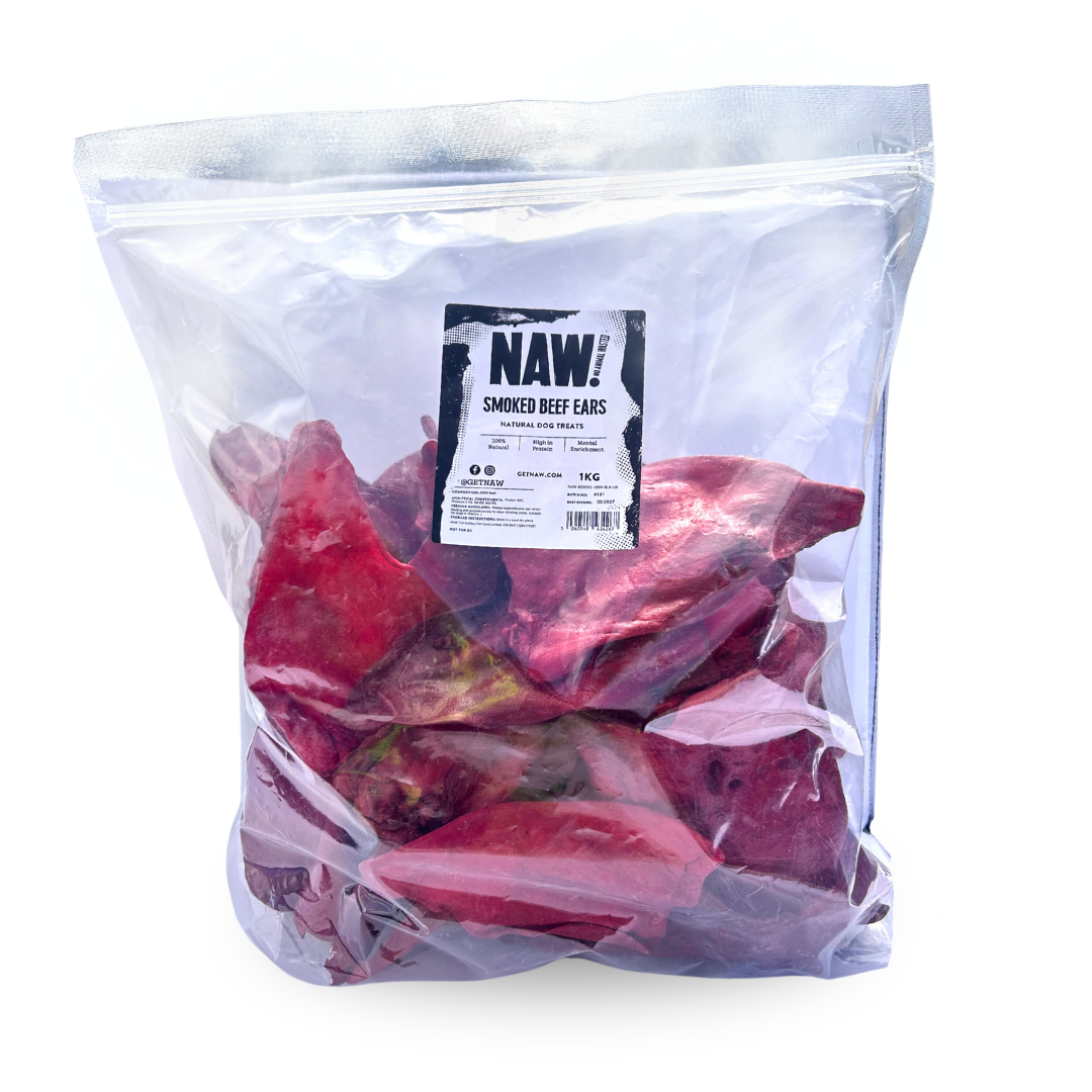 NAW Beef Smoked Ears (50PK)