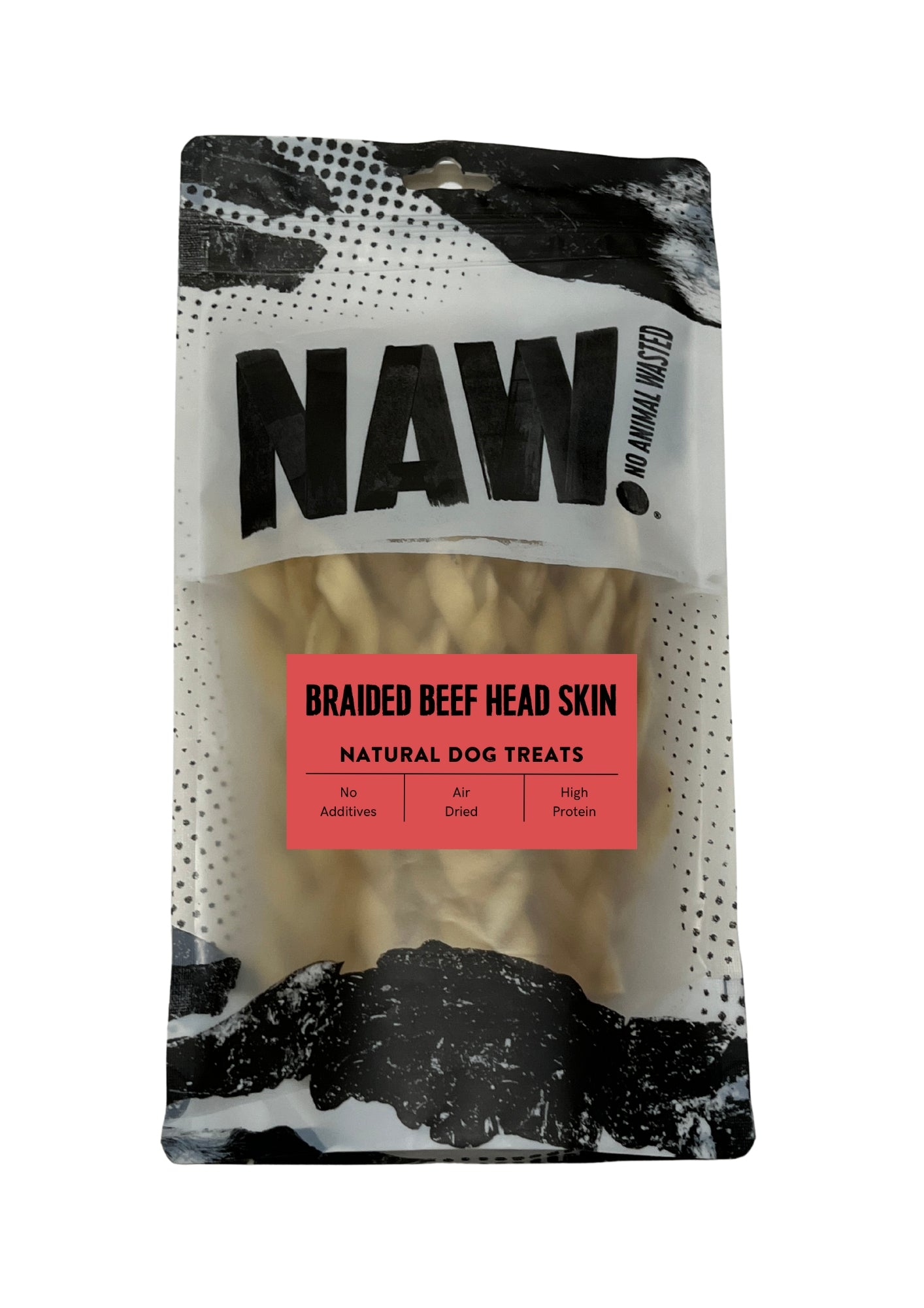 NAW Braided Beef Head Skin (200g)
