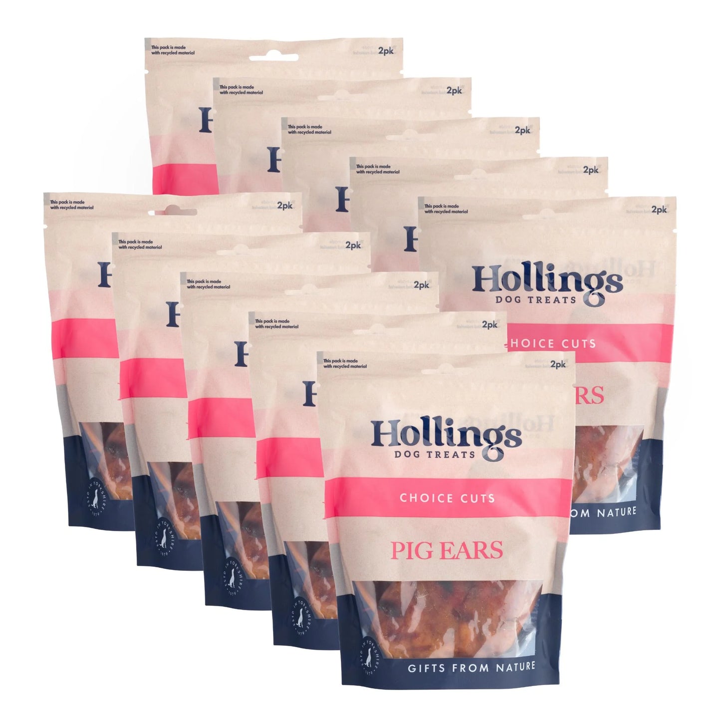 Hollings Pig Ears (10x2pk)