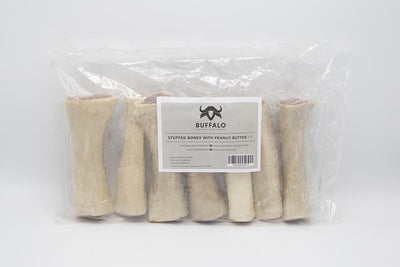 Buffalo Stuffed Bones Peanut Butter (7PK)