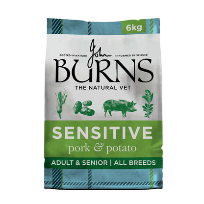 Burns Sensitive Pork & Potato Dry Dog Food (6kg)