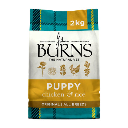 Burns Puppy Original Chicken & Rice Dry Dog Food (2kg)