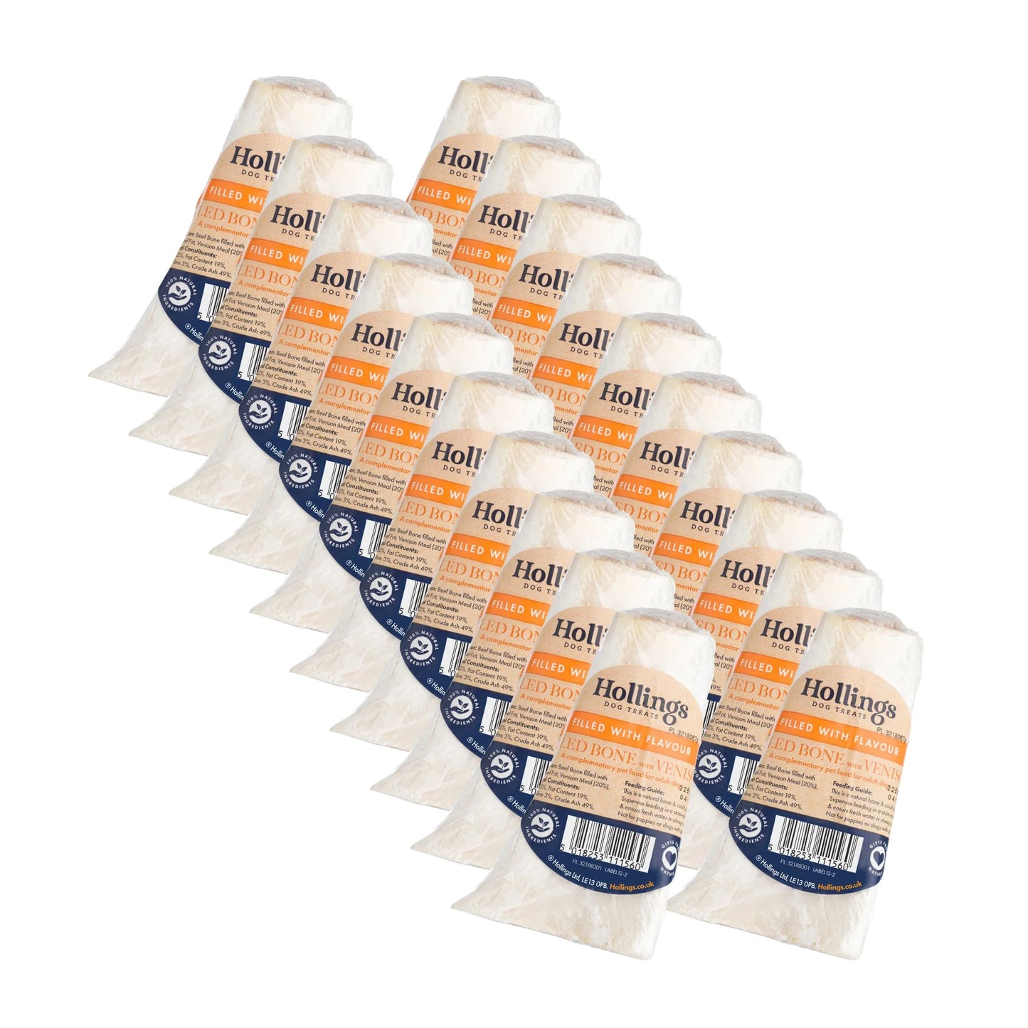 Hollings Beef Filled Bone with Venison (20pk)