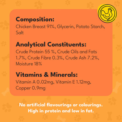 Pet Munchies Chicken Strips Dog Treats (8x90g)