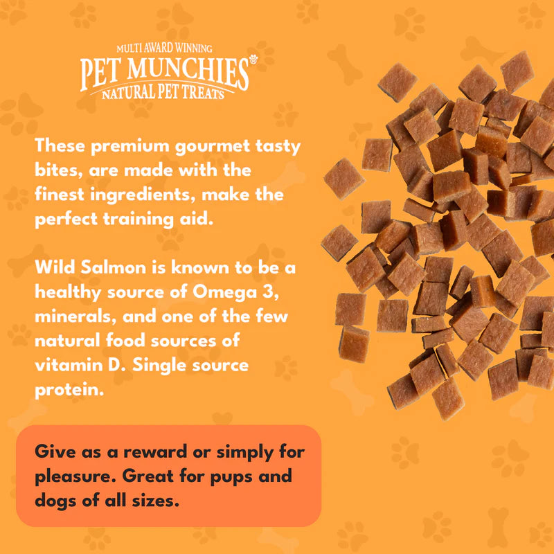 Pet Munchies Wild Salmon Training Dog Treats (8x50g)