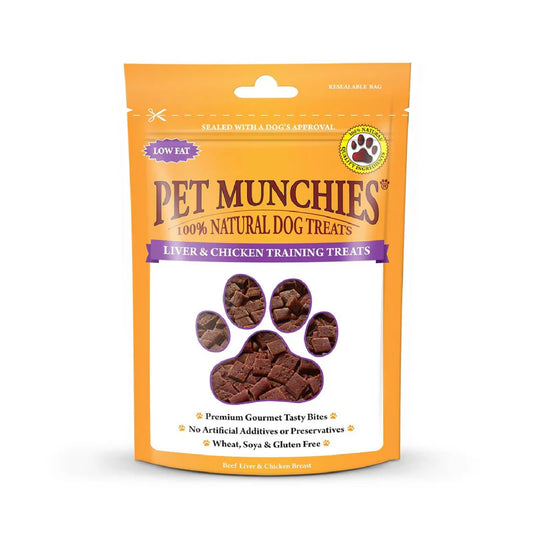 Pet Munchies Liver & Chicken Training Dog Treats (8x50g)