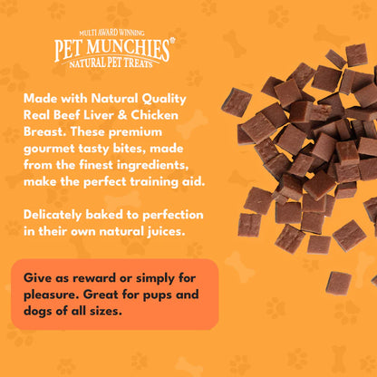Pet Munchies Liver & Chicken Training Dog Treats (8x50g)
