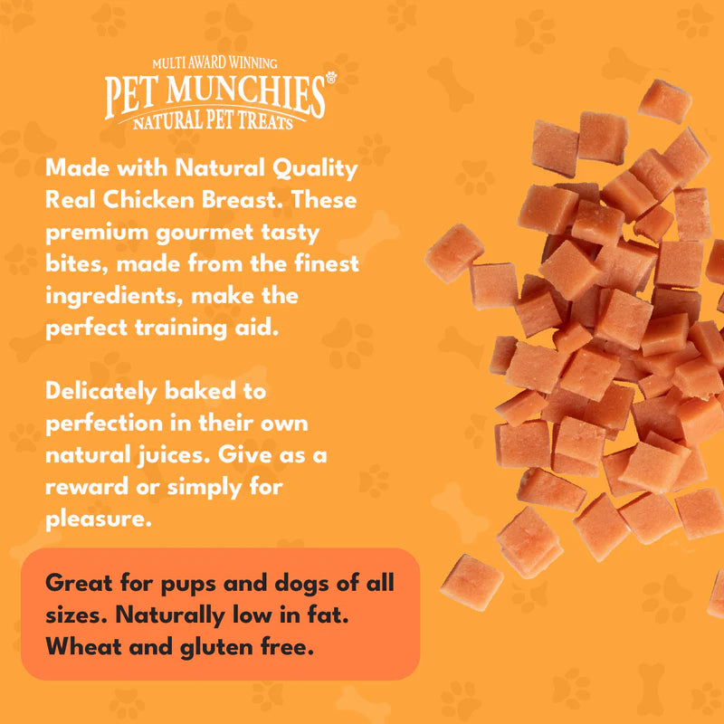 Pet Munchies Chicken Training Dog Treats (8x50g)