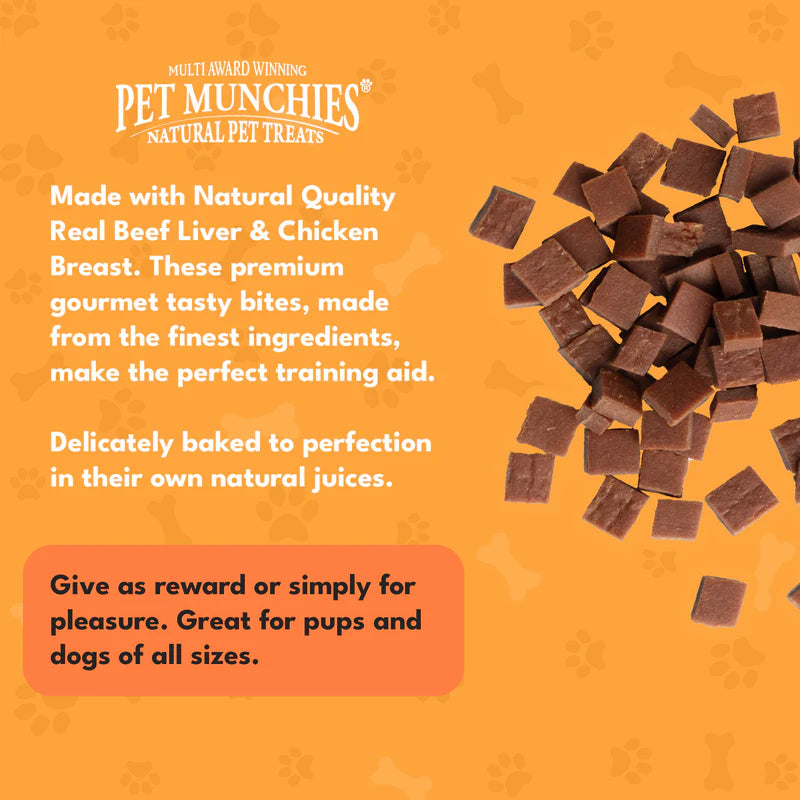 Pet Munchies Liver & Chicken Training Dog Treats (8x150g)