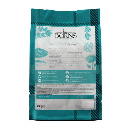 Burns Original Fish & Brown Rice Dry Dog Food (14kg)