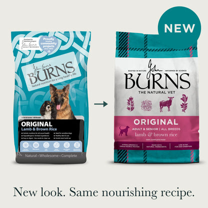 Burns Original Lamb & Brown Rice Dry Dog Food (6kg)
