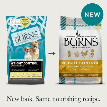 Burns Weight Control Chicken & Oats Dry Dog Food (12kg)