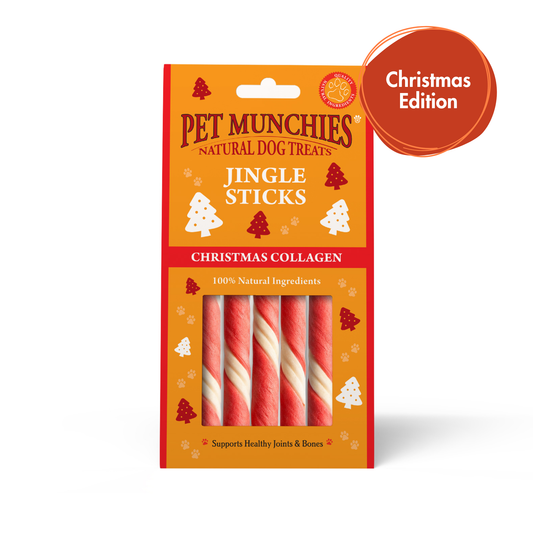Pet Munchies Christmas Jingle Sticks Collagen (8x42g) - COMING SOON!