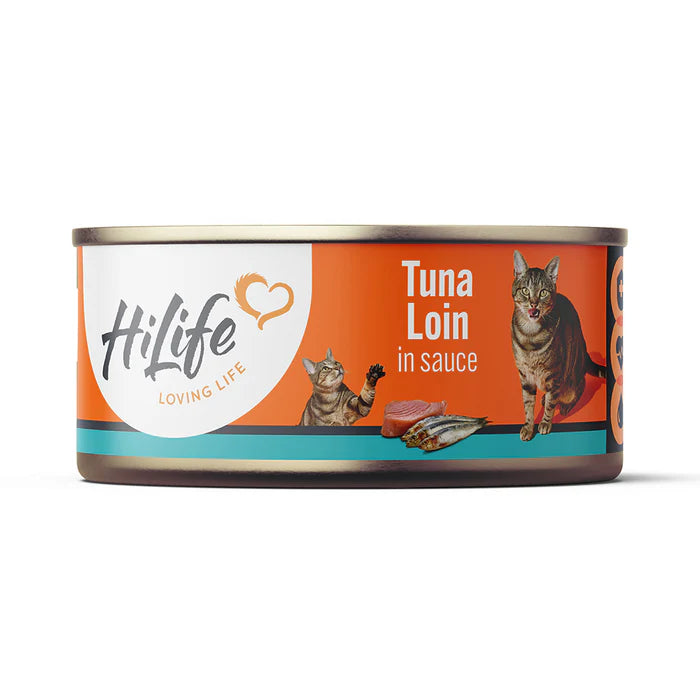 HiLife Adult Cat Tuna Loin Flakes in Sauce (12x70g)