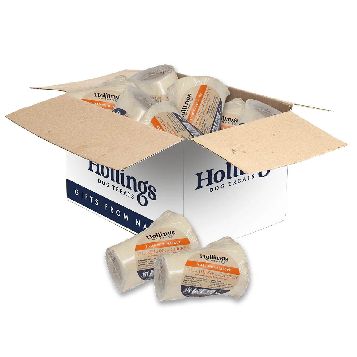 Hollings Beef Filled Bone with Chicken (20pk)