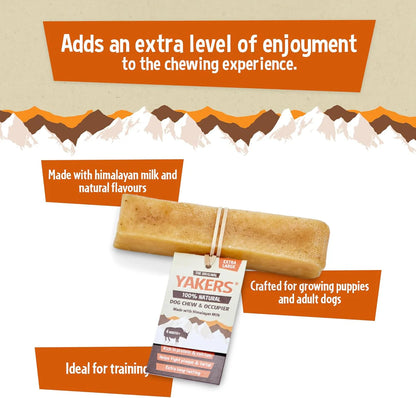 YAKERS Original Dog Chew XXLarge - Case of 8