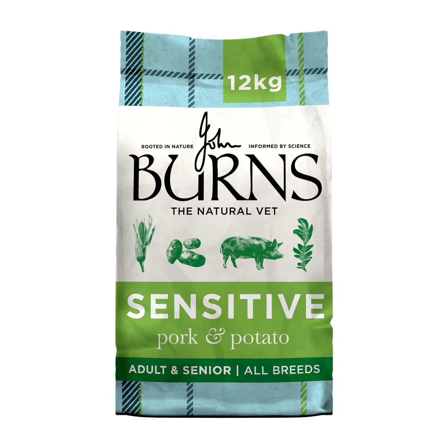 Burns Sensitive Pork & Potato Dry Dog Food (12kg)