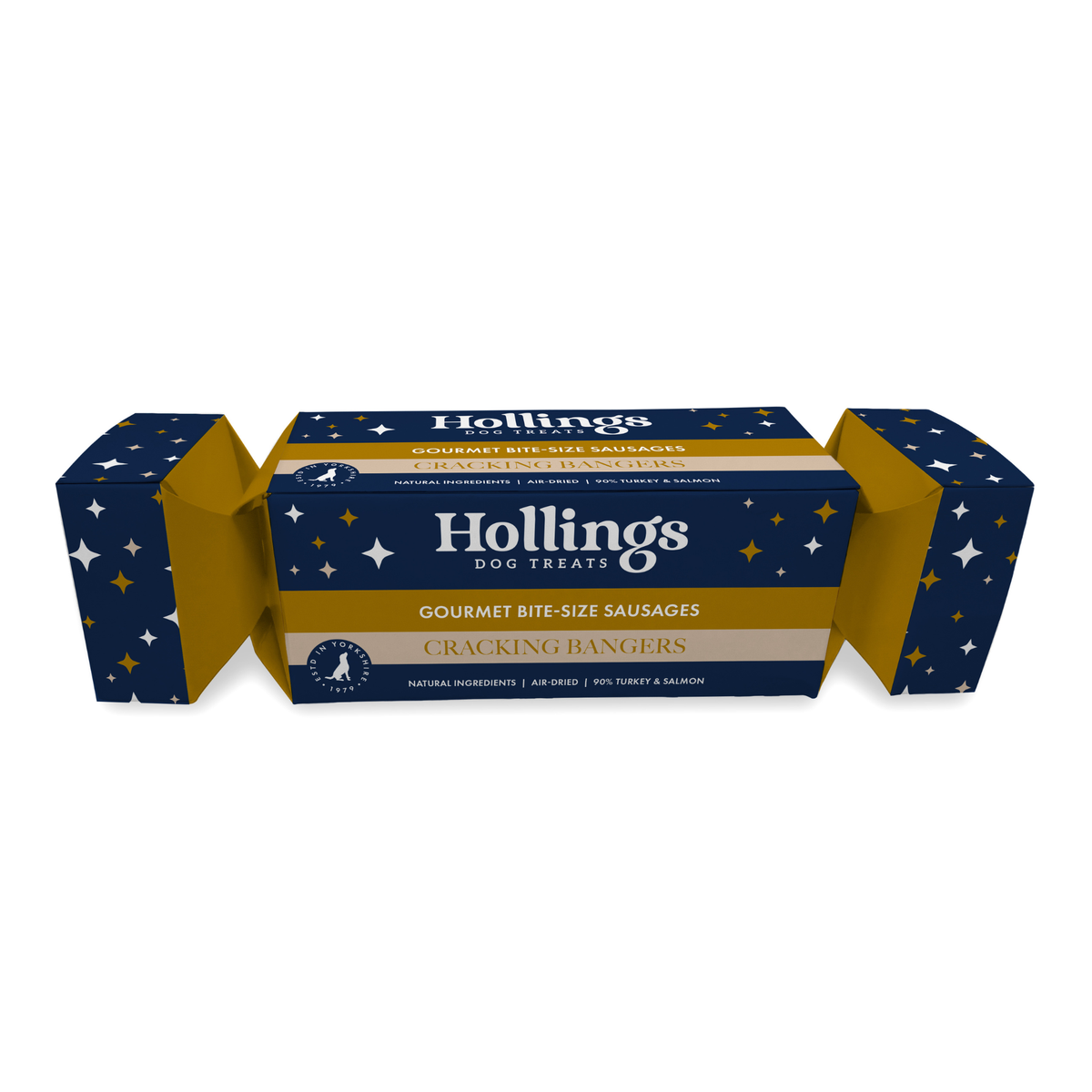 Hollings Christmas Cracker Bangers Turkey & Salmon Sausages (8x70g) - COMING SOON!