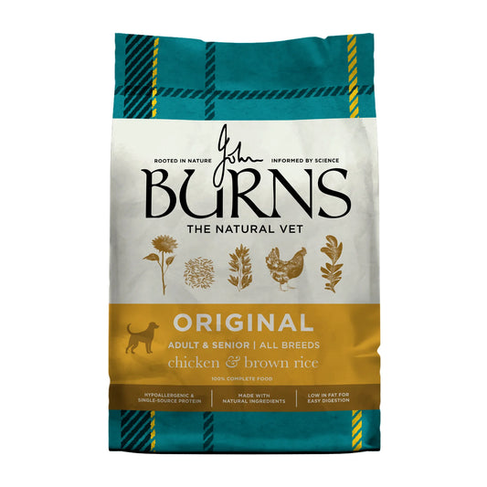 Burns Original Chicken & Brown Rice Dry Dog Food (14kg)