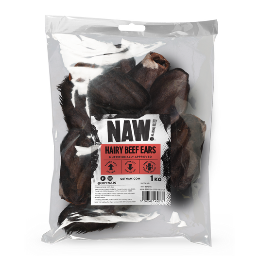 NAW Beef Ears with Hair (1kg)