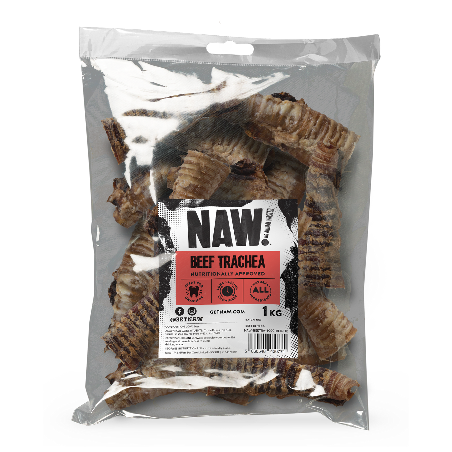 NAW Beef Trachea (1kg)