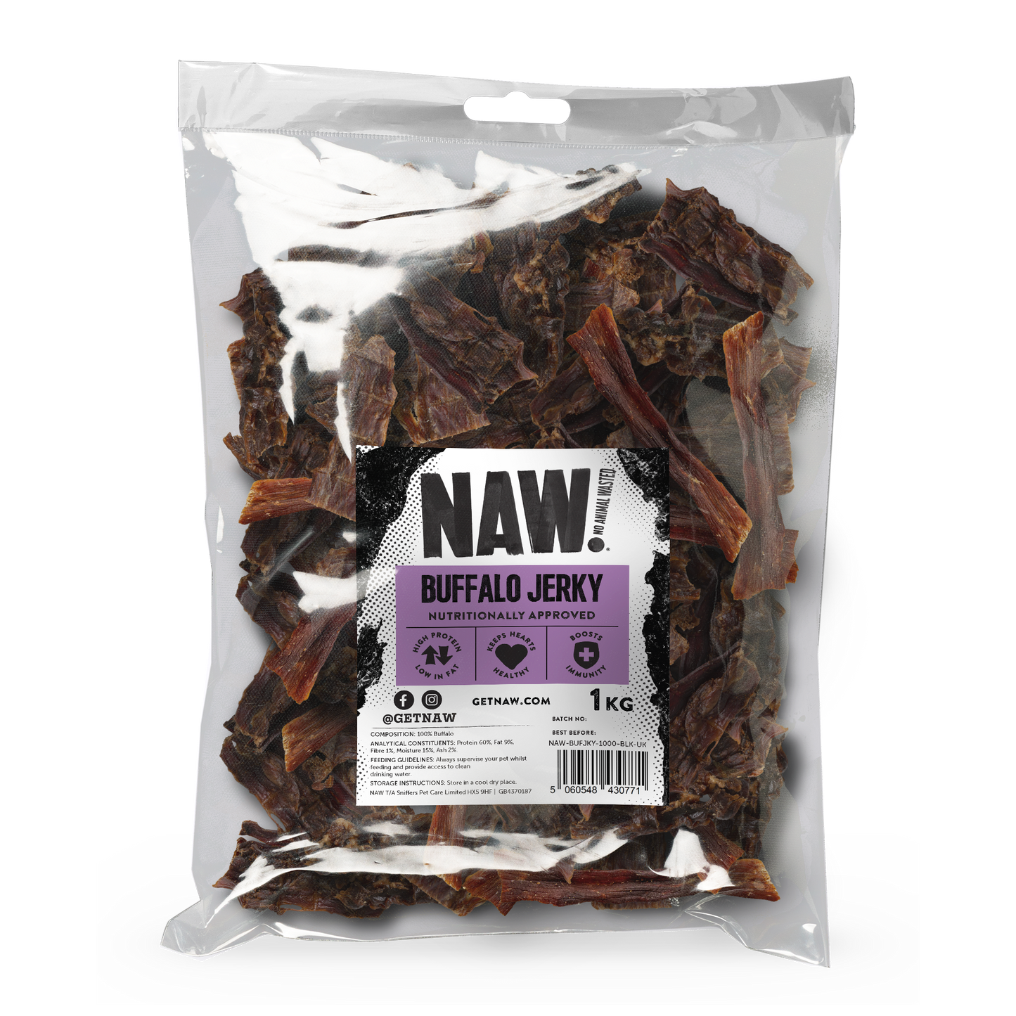 NAW Buffalo Jerky (1kg)