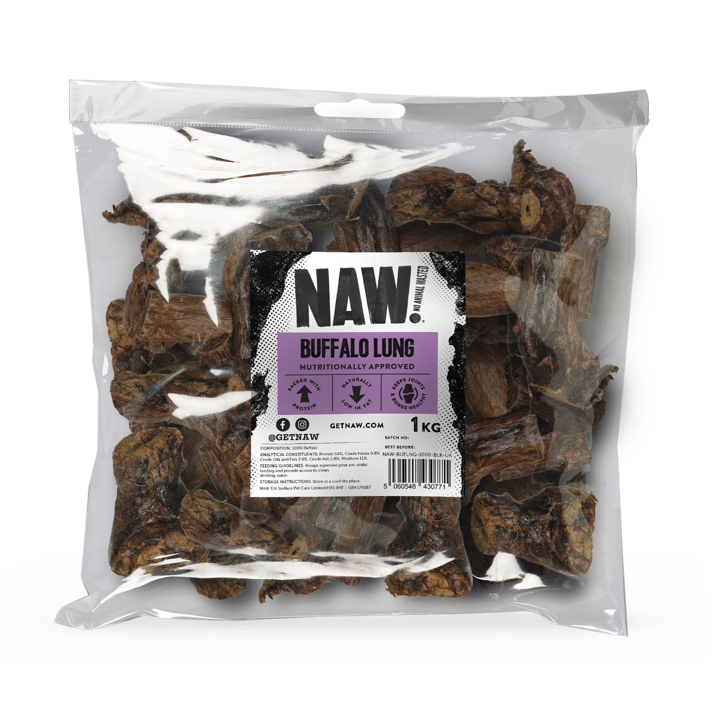 NAW Buffalo Lung (1kg)
