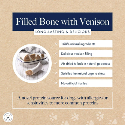 Hollings Beef Filled Bone with Venison (20pk)