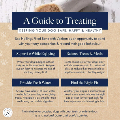 Hollings Beef Filled Bone with Venison (20pk)