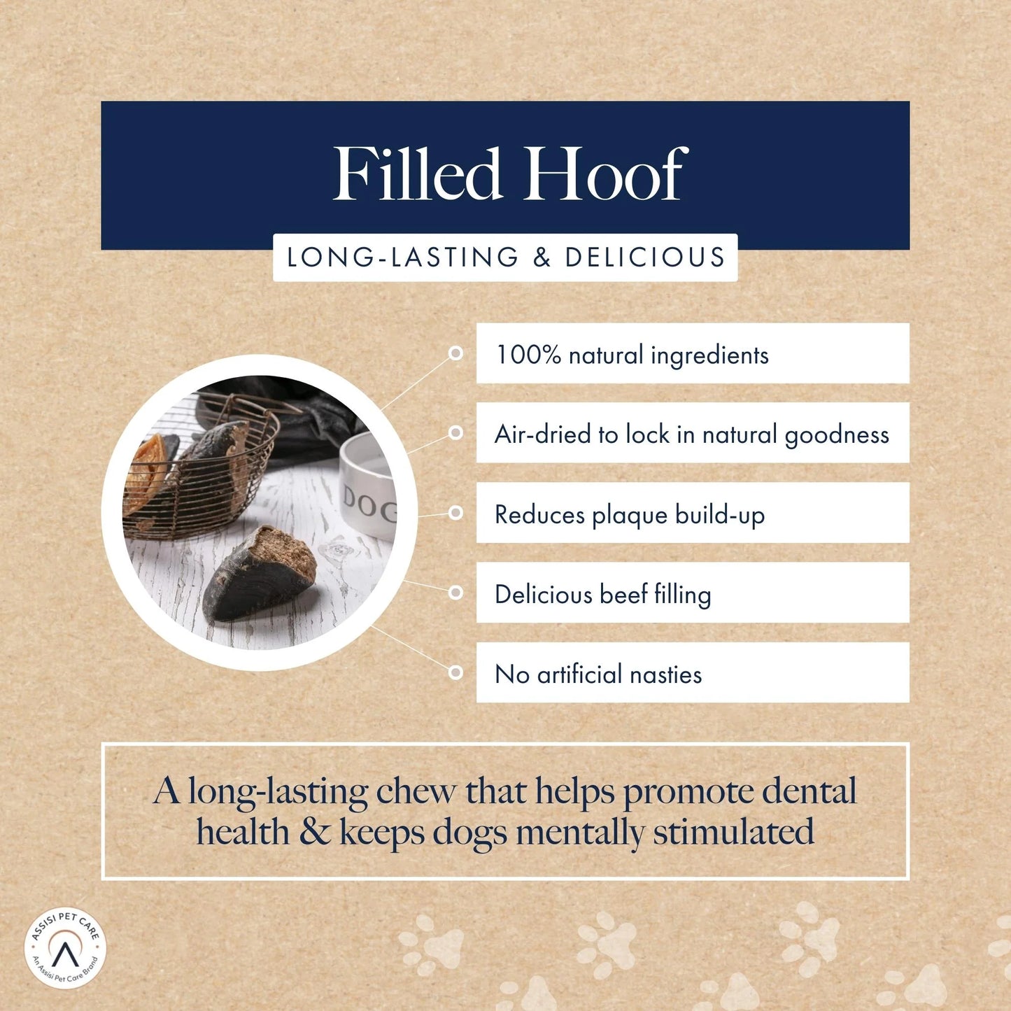 Hollings Filled Hoof with Beef (20 pk)