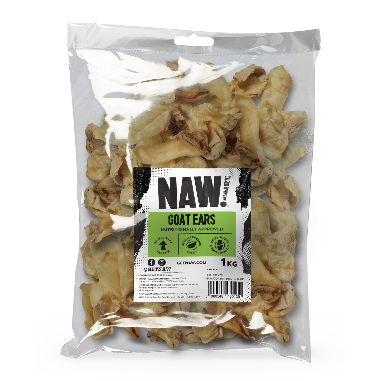 NAW Goat Ears (1kg)