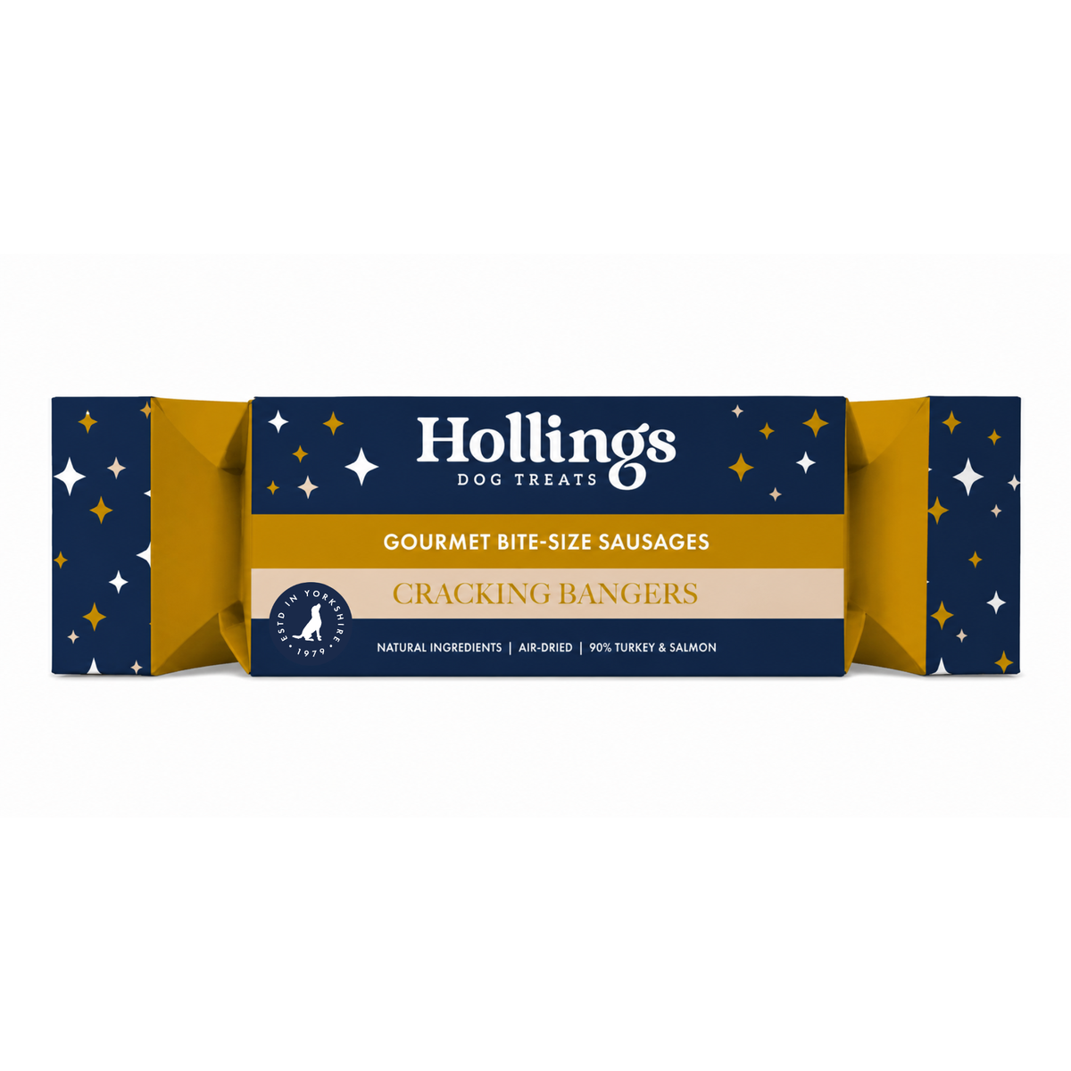 Hollings Christmas Cracker Bangers Turkey & Salmon Sausages (8x70g) - COMING SOON!