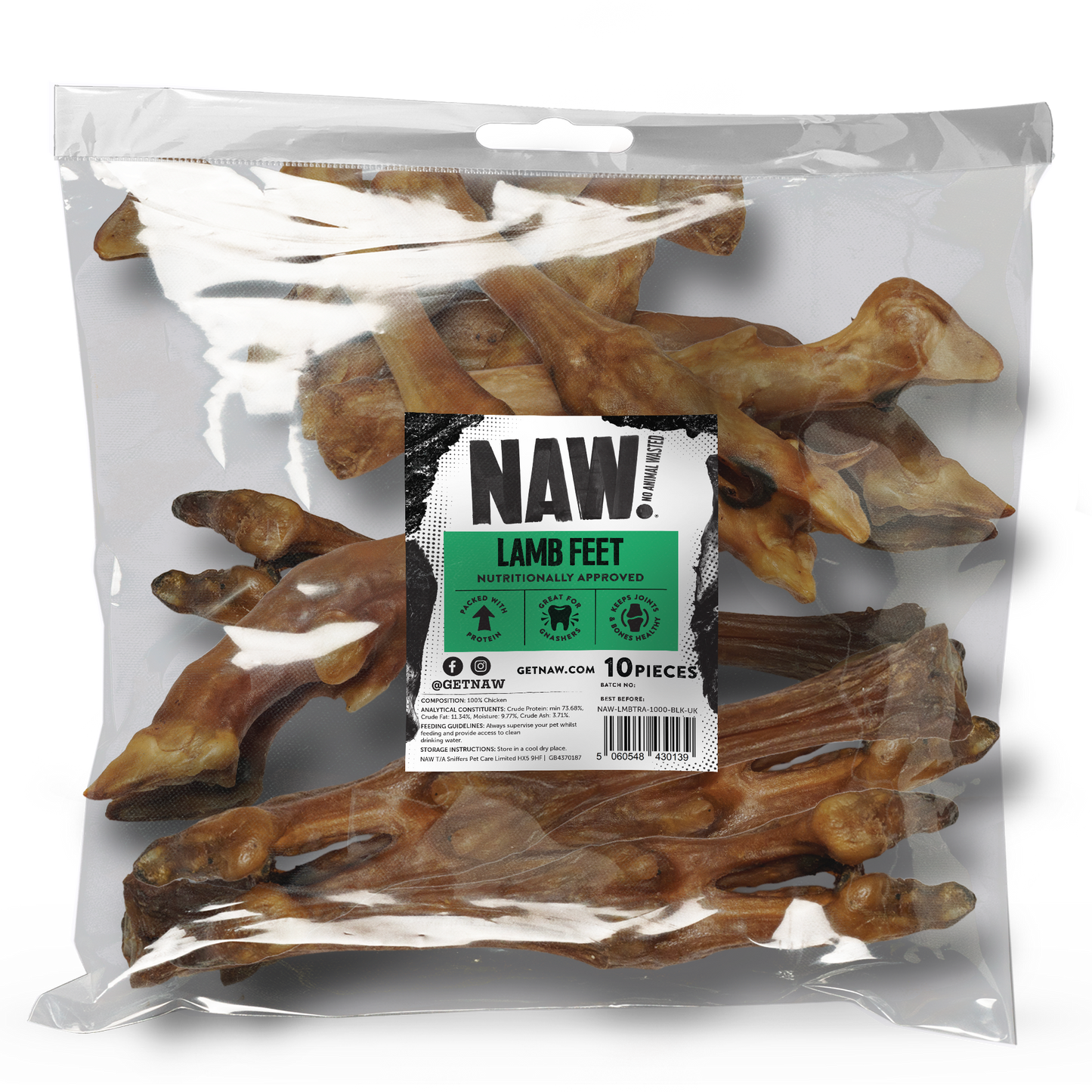 NAW Lamb Feet (10PK)