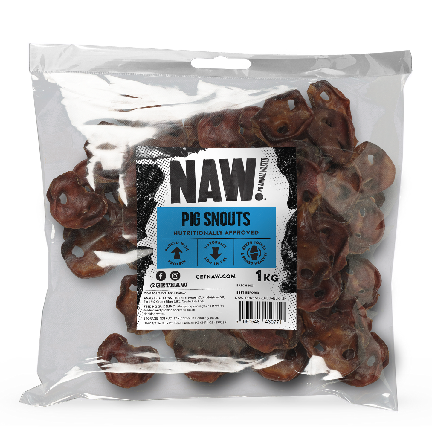 NAW Pig Snouts (1kg)