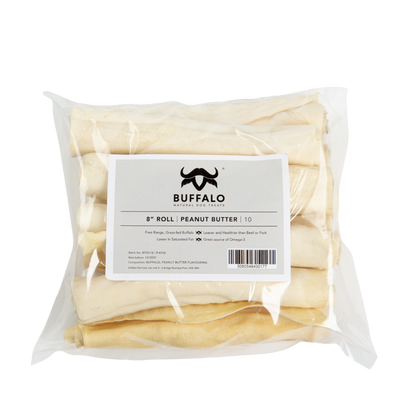 Buffalo 8" Rolls Peanut Butter (10PK)