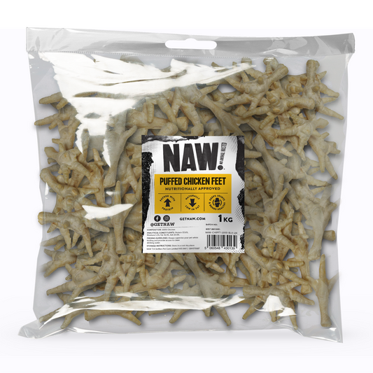 NAW Puffed Chicken Feet (1kg)