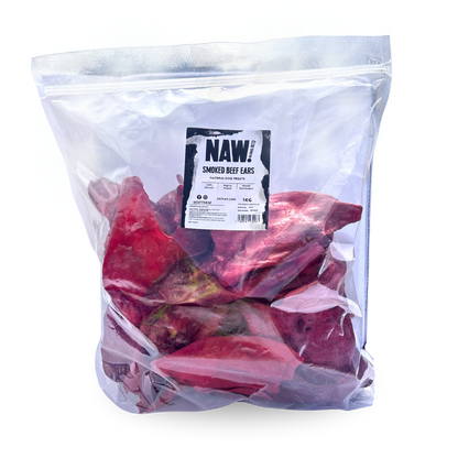 NAW Beef Smoked Ears (50PK)
