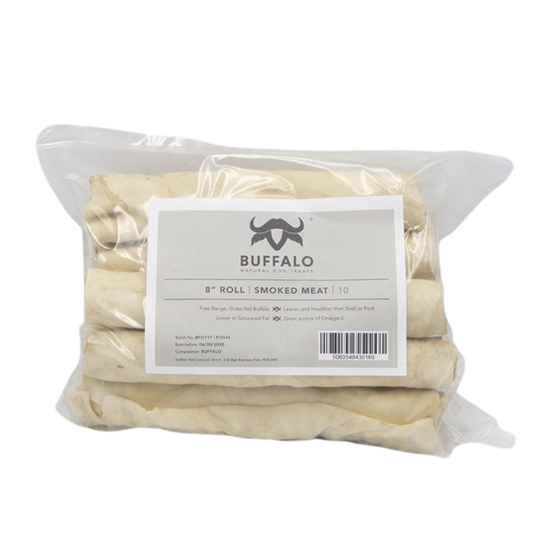 Buffalo 8" Rolls Smoked Meat (10PK)