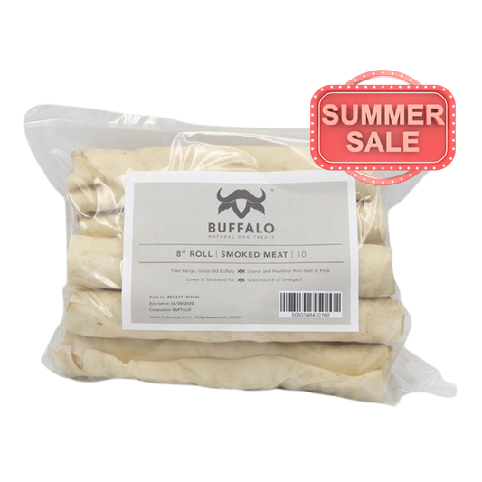 Buffalo 8" Rolls Smoked Meat (10PK)