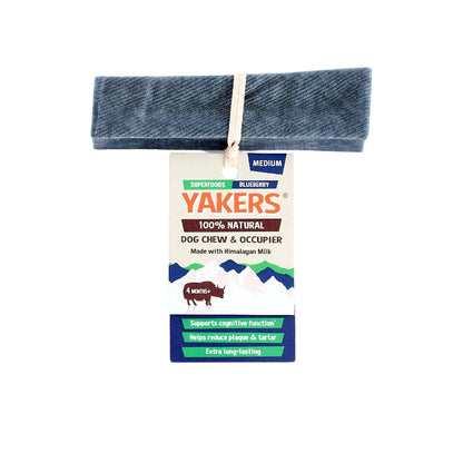 YAKERS Blueberry Dog Chew Medium - Case of 20