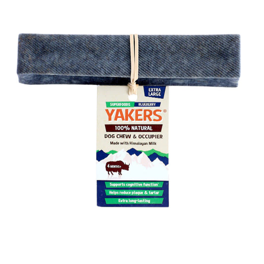 YAKERS Blueberry Dog Chew XLarge - Case of 10