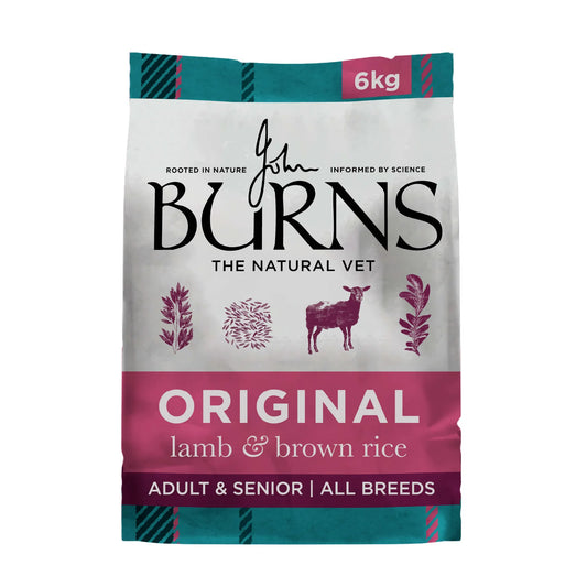 Burns Original Lamb & Brown Rice Dry Dog Food (6kg)