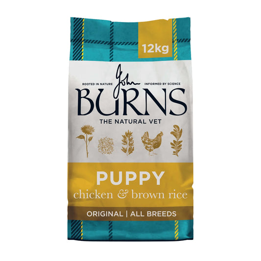 Burns Puppy Original Chicken & Rice Dry Dog Food (12kg)