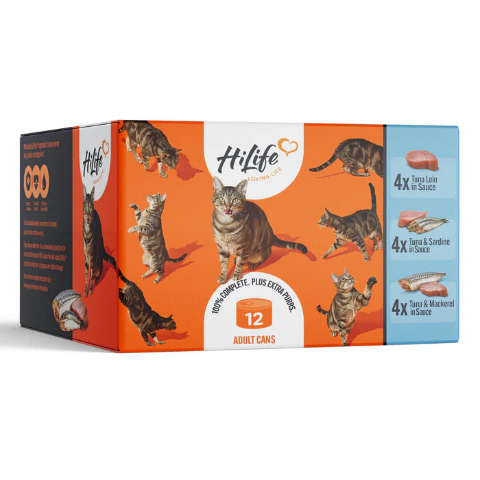 HiLife Adult Tuna Recipes in Sauce (12x70g) x 4 Bulk Box
