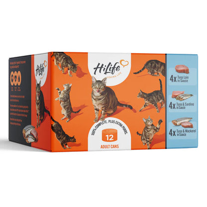 HiLife Adult Tuna Recipes in Sauce (12x70g) x 4 Bulk Box