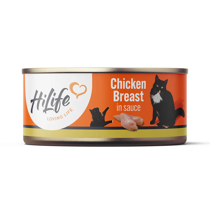 HiLife Adult Cat Chicken Breast in Sauce (70g)