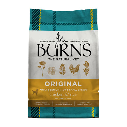 Burns Toy & Small Breed Original Chicken & Rice Dry Dog Food (2kg)