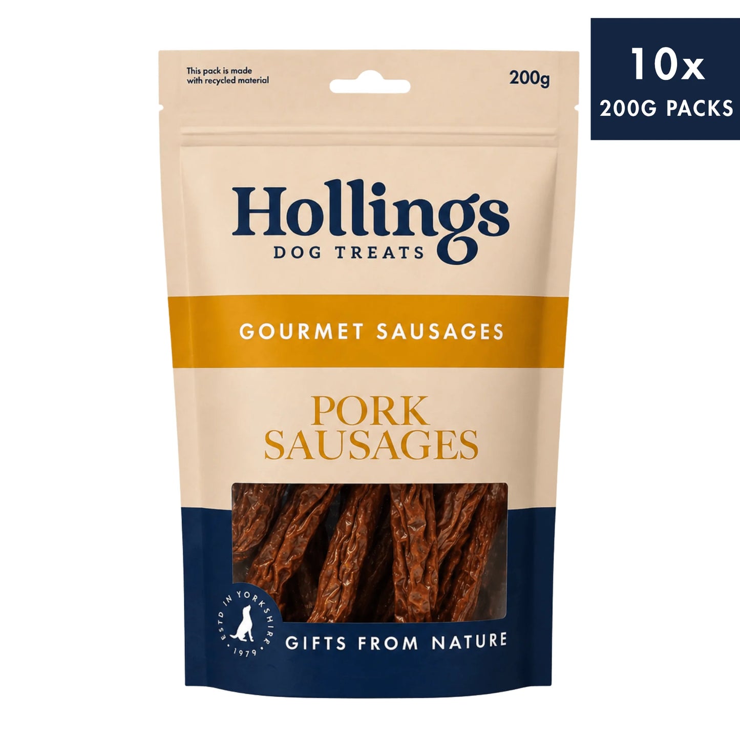 Hollings Dried Pork Sausage (10x 200g)