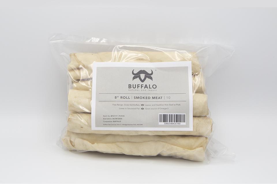 Buffalo 8" Rolls Smoked Meat (10PK)